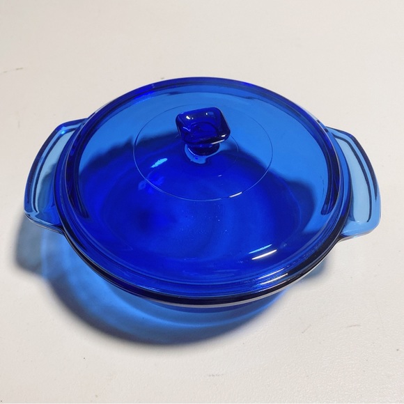 Pyrex Anchor Hocking Cobalt Blue Casserole Dish Anchor Hocking